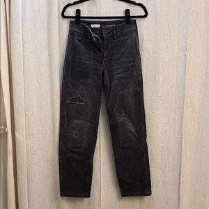 Anthropologie Pilcro Black Distressed Corduroy